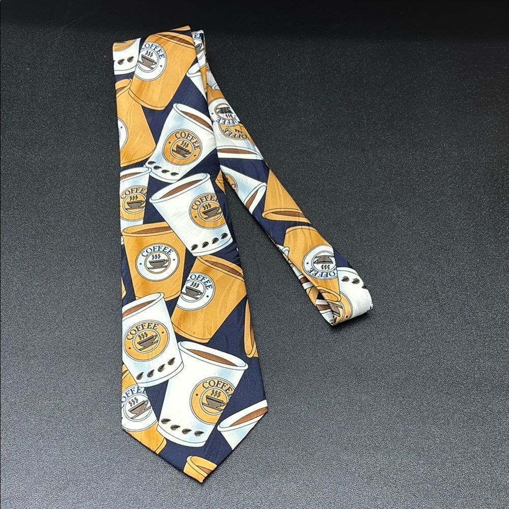 Keith Daniel’s Caffeine Explosion Coffee Tie
